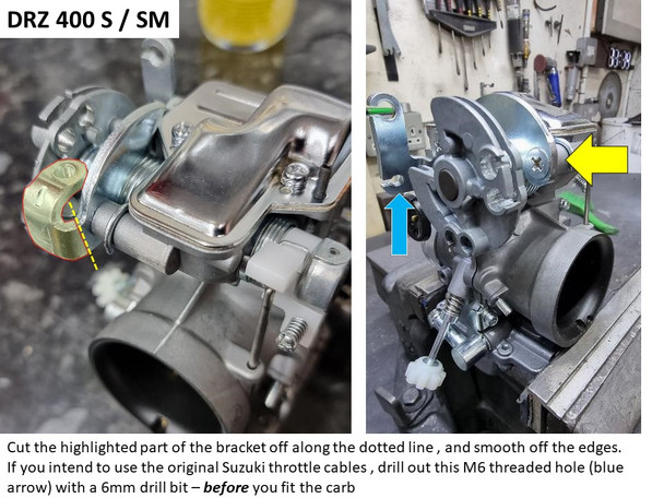 Suzuki DRZ400 | Mikuni TM40-6 Flat slide Pumper Carb Kit | DRZ 40000