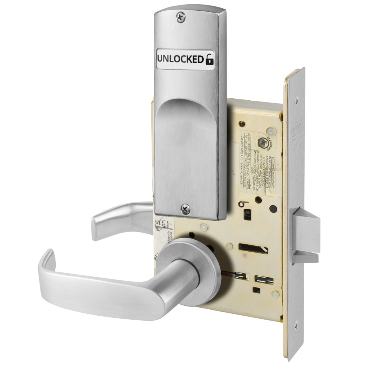 What is the part number for the lever return spring for the old M series  mortise lock?