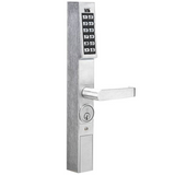 Trilogy DL1200 Narrow Stile Lockset, 100 Users, Lever - Alarm Lock