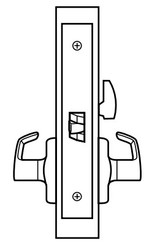 ML2060 Heavy Duty Mortise Lockset, Trim Kit ONLY w/ Indicator, Privacy (F22) Function - Corbin Russwin