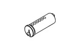 13-0090 6-Pin Cylinder Plug for 34 Rim Cylinder - Sargent