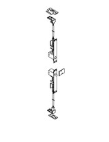 1863P Self-Latching Bolt, Metal Door Application, Select Single or Pair - ABH