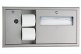 B-3091, 3092 Seat-Cover, Toilet Tissue Dispenser & Sanitary Disposal - Bobrick