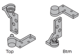 7212V, 3/4" Offset Pivot Set, 200lbs., Jamb Mount - Ives