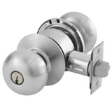 6 Line Bored Cylindrical Lock, Entrance/Office (05) Function - Sargent