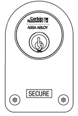 Sectional Trim Indicator, Keyed Function, for ML2000 Series - Corbin Russwin