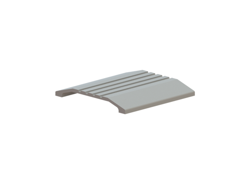 410S Aluminum Saddle Threshold, 4" x 1/2" - Hager