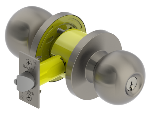 3500 Series Cylindrical Lock, Entry Function - Knob - Hager