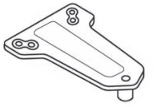 1618 Soffit Plate for Door Closers - Norton