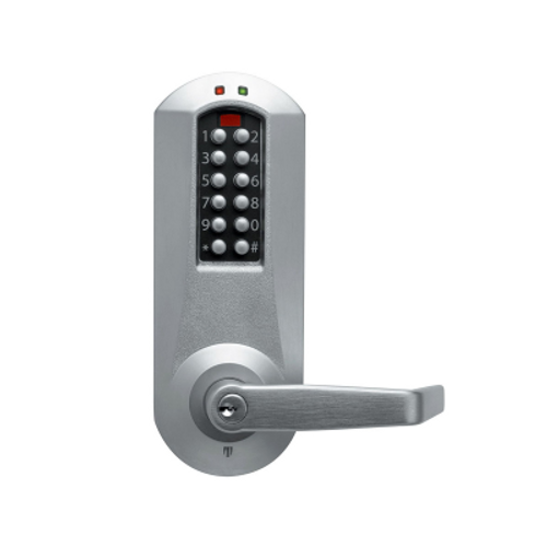 E-Plex E5030/5050 Electronic Cylindrical Lock, 100 Access Codes, 3,000 Audit Events - Dormakaba
