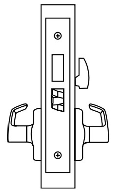 ML2020 Heavy Duty Mortise Lockset, Trim Kit ONLY w/ Indicator, Privacy (F02) Function - Corbin Russwin