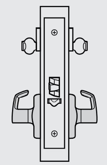 ML2032 Heavy Duty Mortise Lockset, Trim Kit ONLY, Institution/Utility (F30) Function - Corbin Russwin