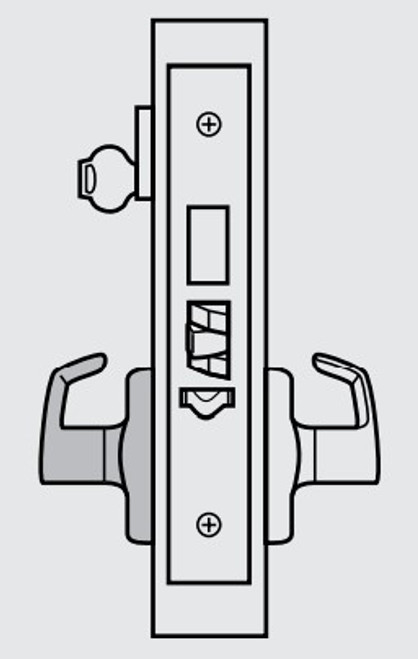 ML2059 Heavy Duty Mortise Lockset, Trim Kit ONLY, Security Storeroom/Closet Function - Corbin Russwin