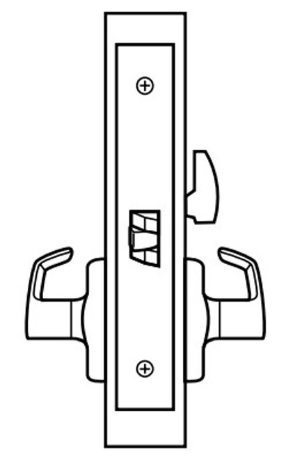 ML2060 Heavy Duty Mortise Lockset, Trim Kit ONLY w/ Indicator, Privacy (F22) Function - Corbin Russwin