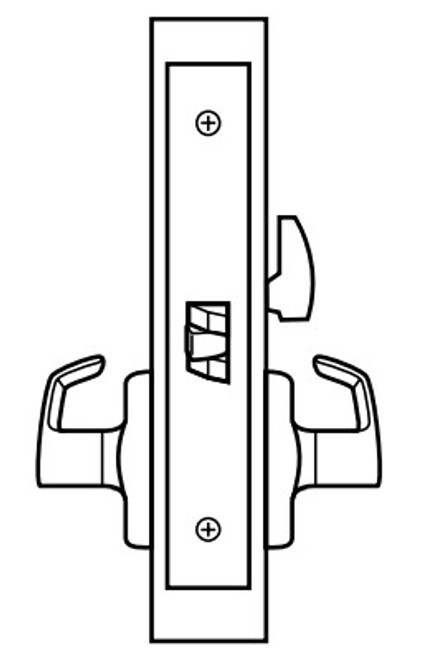 ML2060 Heavy Duty Mortise Lockset, Trim Kit ONLY, Privacy (F22) Function - Corbin Russwin