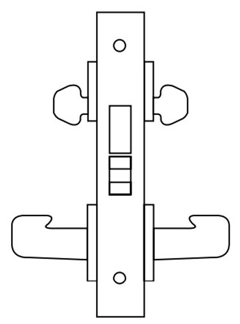 8200 Series Heavy Duty Mortise Lockset, Store Door (8226) Function, Lockbody Only - Sargent