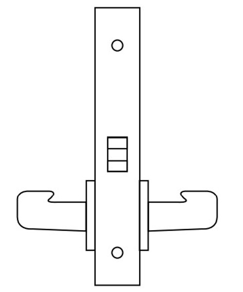 8200 Series Heavy Duty Mortise Lockset, Passage/Closet (8215) Function, Lockbody Only - Sargent