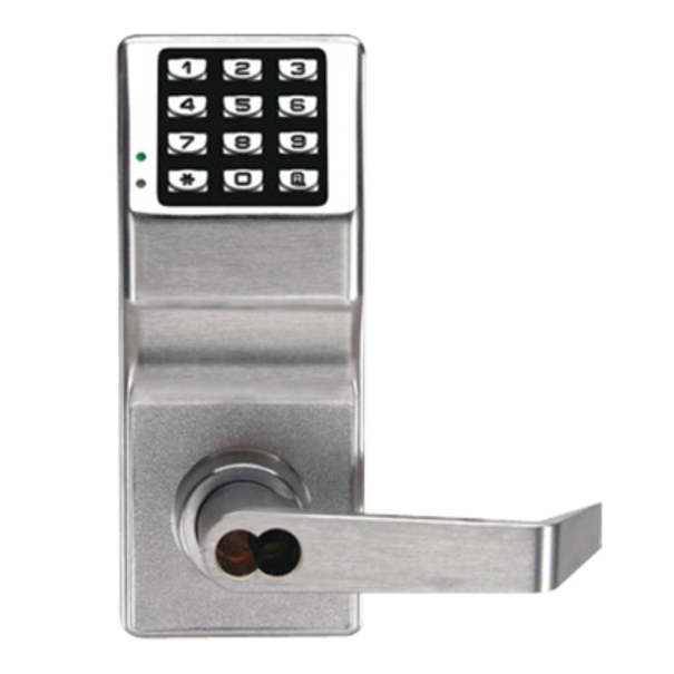 Trilogy DL2700 Electronic Keyless Access Cylindrical Lock, 100 Users - Alarm Lock