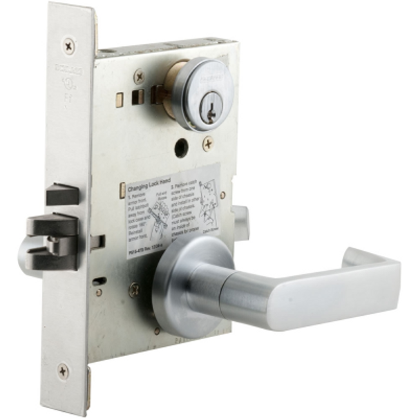 L Series Mortise Lockset, Corridor (F13) Function - Lockbody Only - Schlage