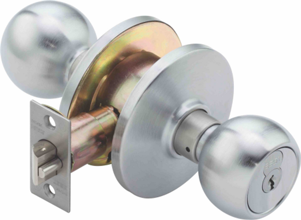 BEST 6K Series Cylindrical Lock, Less Core, Entry (F81xF82) Function - Knob