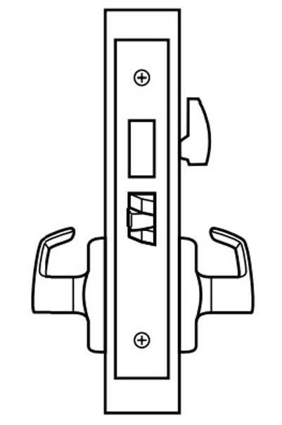 ML2030 Heavy Duty Mortise Lockset, Trim Kit ONLY w/ Indicator, Privacy (F19) Function - Corbin Russwin