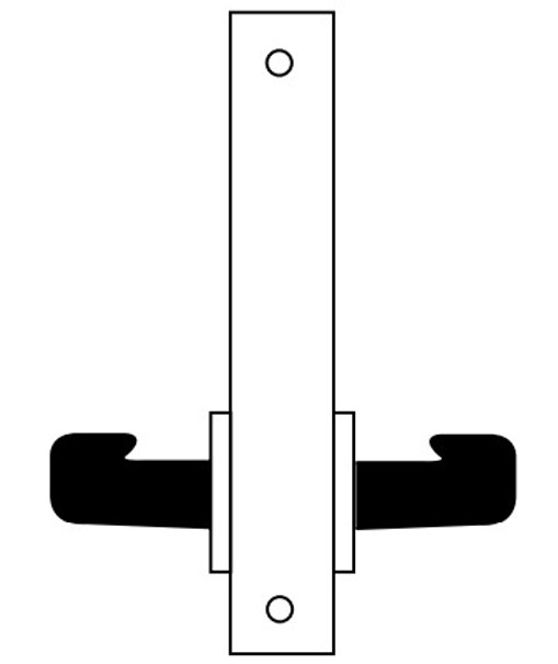 8200 Series Heavy Duty Mortise Lockset, Double Trim Dummy (8296) Function - Sargent