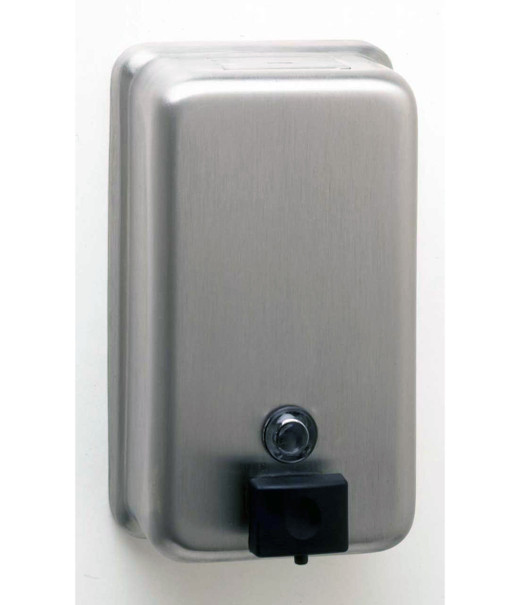 B-2111, B-2112 Liquid Soap Dispenser, 40oz, Horizontal or Vertical - Bobrick