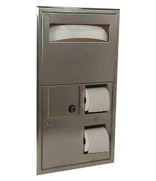 B-3574, 35745 Seat-Cover, Toilet Tissue Dispenser & Sanitary Disposal - Bobrick