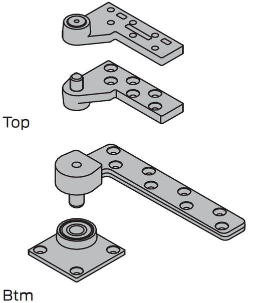 7230F, 3/4" Offset Pivot Set, 1000lbs. - Ives