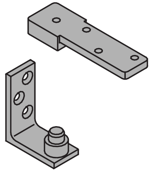 7255J, Center Hung Pivot, Bottom Only - Ives