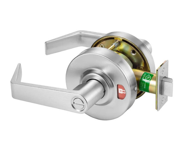 (Yale) YPL Cylindrical Lockset w/ Indicator, Privacy/Bedroom/Bath (F76A) Function - Accentra