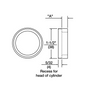 (Yale) 1765 Recessed Cylinder Collar - Accentra