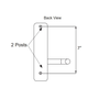 BN Exit Device Trim for V40 and V50 Series Exit Devices - Detex