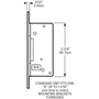 7103A Electric Strike Body Kit, No Faceplate - Adams Rite