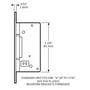 7270 Fire-Rated Electric Strike for Mortise or Cylindrical Lockset with Up To 3/4" Latchbolt Projection - Adams Rite