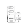 UltraLine 74R1 Electric Strike, for Rim Exit Device - Adams Rite