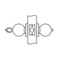 HK Series Cylindrical Lockset, Entry Function - Arrow