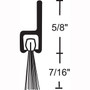 A605, 7/16" Nylon Brush Sweep - NGP