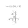 45H Series Heavy Duty Mortise Lock, Intruder (F33) Function - Best