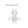 BEST 45H Series Heavy Duty Mortise Lock, Office (F20) Function