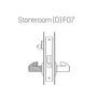 45H Series Heavy Duty Mortise Lock, Storeroom (F07) Function - Best