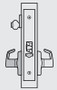 ML2057 Heavy Duty Mortise Lockset, Trim Kit ONLY, Storeroom/Closet (F07) Function - Corbin Russwin