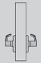 ML2070 Heavy Duty Mortise Lockset, Full Dummy Trim - Corbin Russwin