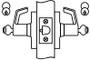 CL3162 Cylindrical Lockset, Communicating Function - Corbin Russwin