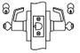 CL3172 Cylindrical Lockset, Apartment/Exit/Public Toilet Function - Corbin Russwin