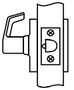 CL3180 Cylindrical Lockset, Passage Lever x Blank Function - Corbin Russwin