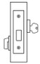 4870 Series Deadbolt, Single Cylinder x Thumbturn - Sargent