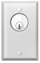 800 Series Vandal Resistant Key Switch, Satin Stainless Steel - SDC