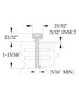 A240 Full Mortise Continuous Gear Hinge - ABH