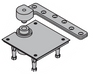 7227, 3/4" Offset Bottom Pivot Only - Ives